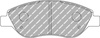 Klock hamulcowe Ferodo Racing DS2500 przednie FCP1468H ALFA ROMEO MITO 955 MiTo 955 FIAT Bravo II 198 STILO 192 LANCIA DELTA III 844 