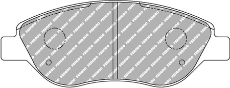 Klock hamulcowe Ferodo Racing DS3.12 przednie FCP1468G ALFA ROMEO MITO 955 MiTo 955 FIAT Bravo II 198 STILO 192 LANCIA DELTA III 844 