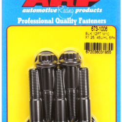 ARP M10 x 1.25 x 45 12pt black oxide bolts (5pcs)