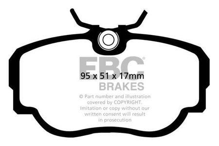DP3779C - Ein Satz Bremsbeläge serie REDSTUFF EBC Brakes