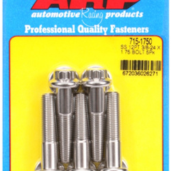 ARP "3/8""-24 x 1.750 12pt 7/16 wrenching SS bolts" (5pcs)