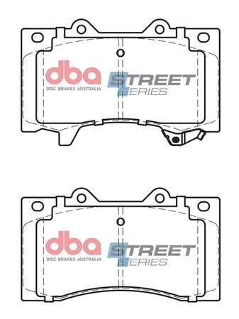 DBA Brake Pads Utcai sorozat első fékbetétek Félig-fémes - DB2242SS NISSAN Patrol Y62