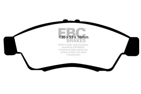 DP1390 -EBC Brakes ULTIMAX2 sorozatú fékbetét készlet
