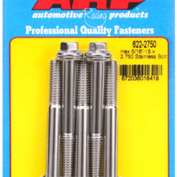 ARP "5/16""-18 x 2.750 hex SS bolts"