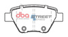 DBA Brake Pads Utcai sorozat hátsó fékbetétek Kerámia - DB2211SS AUDI A1 quattro 8X A3 8P S1 SEAT Leon 1P SKODA Octavia 1Z Superb 3T Yeti VOLKSWAGEN Beetle 5C Caddy Maxi Eos Golf Mk6 Cabriolet Plus Jetta Mk5 Scirocco Touran