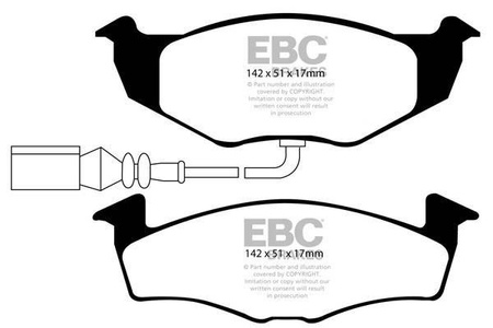 DP1498 - Ein Satz Bremsbeläge serie ULTIMAX2 EBC Brakes