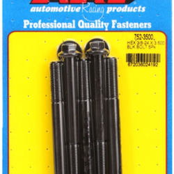 Śruby ARP "3/8""-24 x 3.500 hex black oxide bolts" (5pcs)