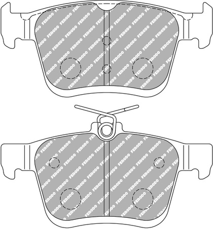 Ferodo Racing DS2500 hátsó fékbetét FCP4434H AUDI A3 Q2,TT FV3 Roadster FV9 SEAT ATECA KH7 LEON 5F1 SC 5F5 ST 5F8 VOLKSWAGEN GOLF ALLTRACK BA5 SPORTSVAN SPORTSVAN AM1 VII 5G1 BQ1 BE1 BE2 Variant BA5 BV5 TOURAN 