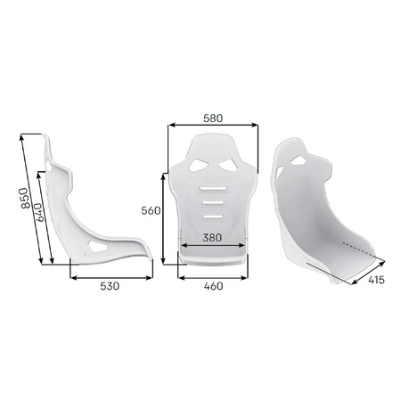 Fotel OMP RT Fibreglass FIA