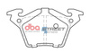 Klocki hamulcowe tylne DBA Brake Pads Street Series Semi-metallic - DB1987SS MERCEDES-BENZ V-Class V200 V220 TD V230 V280 Vito
