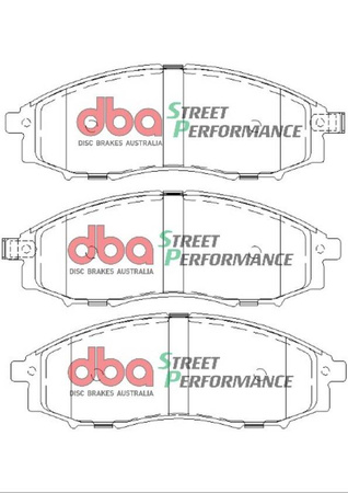 Brake Pads Street Performance Hawk HB488x.629 front - DB1439SP NISSAN NP300 D40 Navara D22