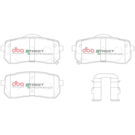 Brake Pads Street Performance universal - DB1957SP