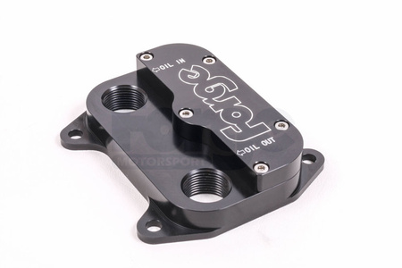 Płytka montażowa / adapter chłodnicy oleju Forge do VW, Audi, Skoda, and Seat 1.6TDi and 2.0TDi