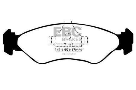 DP769 -EBC Brakes ULTIMAX2 sorozatú fékbetét készlet