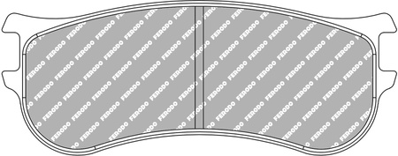 Klock hamulcowe Ferodo Racing TL66 przednie FRP3163TL66 RENAULT Clio V