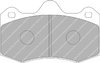 Klock hamulcowe Ferodo Racing DS3000 przednie FRP3083R LOTUS Evora EXIGE MCLAREN 570 GT S 650 LT MP4 RENAULT Clio II SEAT Ibiza IV 6L1,