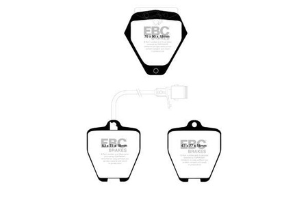 DP31012C - Zestaw klocków hamulcowych seria REDSTUFF EBC Brakes