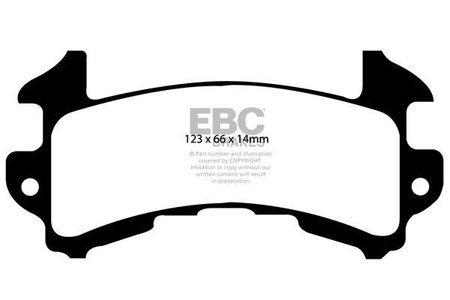DP31146C - Zestaw klocków hamulcowych seria REDSTUFF EBC Brakes