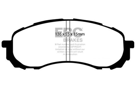 DP1492 -EBC Brakes ULTIMAX2 sorozatú fékbetét készlet