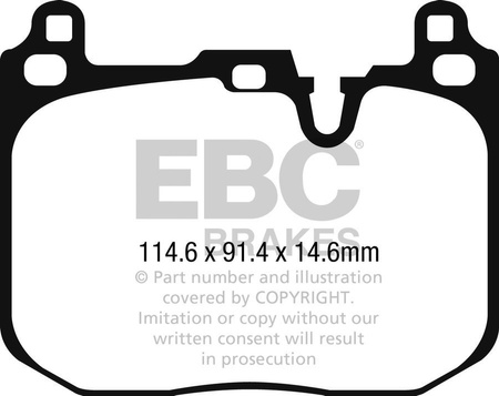 DPX2271 -EBC Brakes ULTIMAX2 sorozatú fékbetét készlet