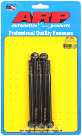 ARP "5/16""-18 X 4.500 hex black oxide bolts" (5pcs)