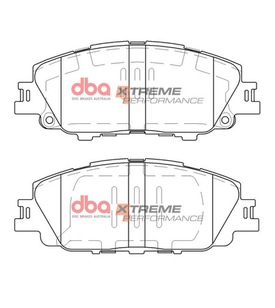 DBA stabdžių trinkelės Xtreme Performance priekinės stabdžių trinkelės - DB15079XP