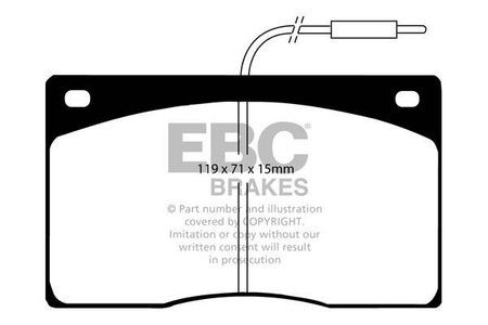 DP581 -EBC Brakes ULTIMAX2 sorozatú fékbetét készlet
