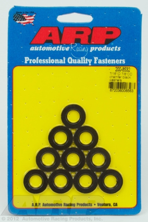 Śruby ARP "7/16"ID 7/8"OD .120"TH chamfer black washers" (10pcs)