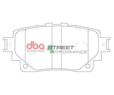 DBA-Bremsbeläge Street Performance Bremsbeläge hinten – DB15068SP TOYOTA KLUGER