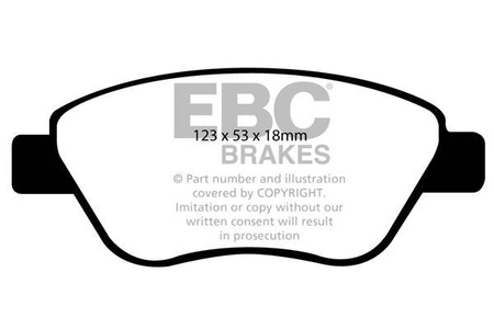 DP1965 - Ein Satz Bremsbeläge serie ULTIMAX2 EBC Brakes