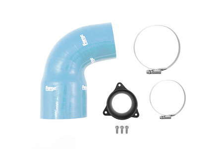 Silikonowy przewód turbosprężarki TIP + adapter Forge do Hyundai i30N Mk3 PFL / Veloster N