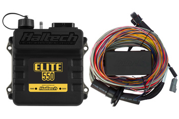 Komputer Haltech Elite 550 + Zestaw Wiązki Premium Universal Wire-in Harness Kit 2.5m