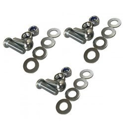 Ein Satz Schrauben zur Befestigung der Hauptbremszylinder im Pedalkasten