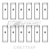 King Conrod Bearing Shell NISSAN VQ35DE, VQ35HR - CR6775XP