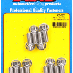 ARP "3/8"" x .750 SS 12pt header bolt kit"