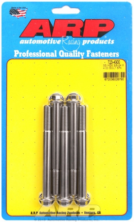 ARP "3/8""-24 x 4.000 hex SS bolts" (5pcs)