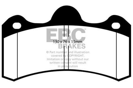DP4043R - EBC Brakes YELLOWSTUFF sorozatú fékbetét készlet