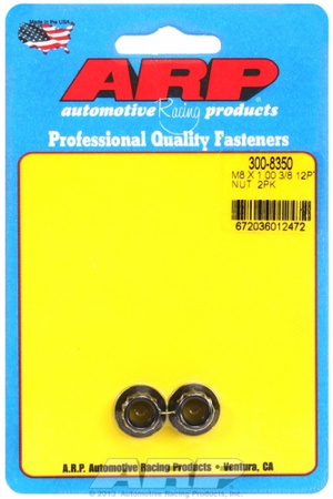 ARP M8 x 1.00 12pt nut kit (2pcs)
