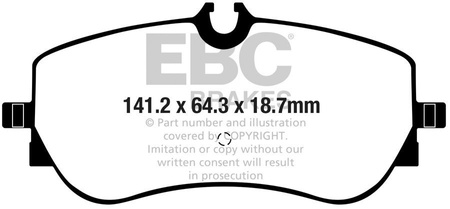 DPX2364 - Stabdžių trinkelių rinkinys ULTIMAX2 serija EBC Brakes