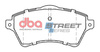 DBA Brake Pads Utcai sorozat első fékbetétek Félig-fémes - DB1506SS LAND ROVER Freelander