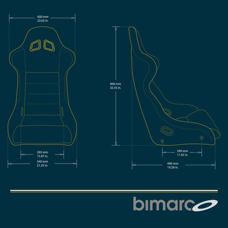 Autósülés BIMARCO COBRA Pro FIA
