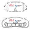 DBA Brake Pads Utcai sorozat hátsó fékbetétek Kerámia - DB1078SS