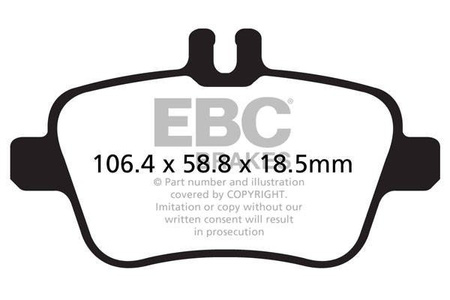 DPX2157 - Ein Satz Bremsbeläge serie ULTIMAX2 EBC Brakes