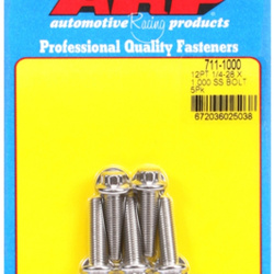 Śruby ARP "1/4""-28 x 1.000 12pt SS bolts" (5pcs)