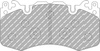 Ferodo Racing DS2500 priekinės stabdžių kaladėlės FCP4379H LAND ROVER Range Rover III IV LG LW LW 