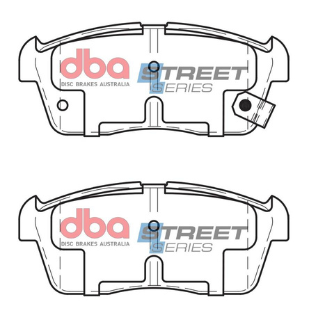 DBA Brake Pads Utcai sorozat első fékbetétek Kerámia - DB1674SS