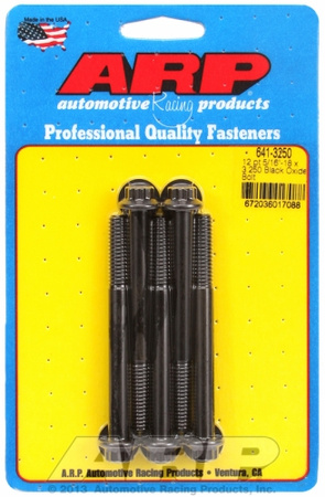 ARP "5/16""-18 x 3.250 12pt black oxide bolts" (5pcs)