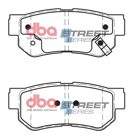 DBA Brake Pads Utcai sorozat hátsó fékbetétek Kerámia - DB1451SS HYUNDAI Getz Grandeur Matrix Santa Fe Sonata Trajet Tucson Mk1 XG 25 30 KIA Magentis Sportage JE