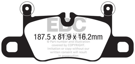 DP32371C - Stabdžių trinkelių rinkinys REDSTUFF serija EBC Brakes