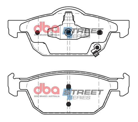 Brake Pads Street Series Ceramic front - DB2308SS HONDA Civic 10th Gen 9th FK Tourer